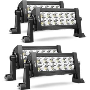 imageNilight 10001SD 4PCS 75 Inch 36W Spot Bar Offroad LED Lighting for Jeep Truck ATV UTV SUV 2 Years Warranty