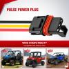 imageNilight 14AWG 18AWG LED Light Bar Wiring Harness Kit with Pulse Power Plug Connector 12V On Off 5Pin Rocker Switch Relay Fuse for Polaris RZR General Ranger Pulse Bus bar  3 Leads Blue16 Spot Lights2 Leads