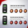 imageNilight 14AWG 18AWG LED Light Bar Wiring Harness Kit with Pulse Power Plug Connector 12V On Off 5Pin Rocker Switch Relay Fuse for Polaris RZR General Ranger Pulse Bus bar  3 Leads BlueUTV Turn Signal Wiring Harness KitVertical