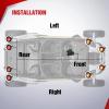 imageNilight 14AWG 18AWG LED Light Bar Wiring Harness Kit with Pulse Power Plug Connector 12V On Off 5Pin Rocker Switch Relay Fuse for Polaris RZR General Ranger Pulse Bus bar  3 Leads BlueUTV Turn Signal Wiring Harness KitHorizontal