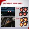 imageNilight 14AWG 18AWG LED Light Bar Wiring Harness Kit with Pulse Power Plug Connector 12V On Off 5Pin Rocker Switch Relay Fuse for Polaris RZR General Ranger Pulse Bus bar  3 Leads BlueUTV Turn Signal Wiring Harness KitVertical