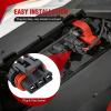 imageNilight 14AWG 18AWG LED Light Bar Wiring Harness Kit with Pulse Power Plug Connector 12V On Off 5Pin Rocker Switch Relay Fuse for Polaris RZR General Ranger Pulse Bus bar  3 Leads Blue16 Spot Lights2 Leads