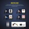 imageNilight 50028R BlackYellow 12V DC 150 PSI Air Compressor Pump Portable Digital Auto Tire Car Truck Bicycle RV and Other Inflatables 2 Years Warran