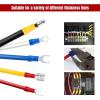 imageNilight 540 PCS Electrical Connectors Insulated Wire TerminalsWire Connectors Spade Bullet Ring Connector Solderless Crimp Terminals Kit with 12 Size Assortment Terminal Set2 Years Warranty