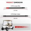 imageNilight 7 PCS 4 AWG Golf Cart Battery Cable Wiring Kit Heavy Duty Pure Copper ACDC Wire Kits with Tinned Copper Lugs for 36V48V Club Car DS 1994up