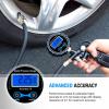 imageNilight Digital Tire Pressure Gauge Medium 250 PSI Air Chuck and Compressor Accessories Heavy Duty with Rubber Hose and Quick Connect Coupler for 01 Display Resolution
