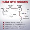 imageNilight Electric Fuel Pump Relay Kit Wiring Harness 40 AMP Relay Heavy Duty 10 Gauge Cables w30 AMP Blade Fuse 12V System for Trucks Cars RVs Marine Boats TrailersFuel Pump Relay Kit