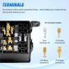 imageNilight Electric Fuel Pump Relay Kit Wiring Harness 40 AMP Relay Heavy Duty 10 Gauge Cables w30 AMP Blade Fuse 12V System for Trucks Cars RVs Marine Boats TrailersFuse and Relay Block
