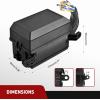 imageNilight Electric Fuel Pump Relay Kit Wiring Harness 40 AMP Relay Heavy Duty 10 Gauge Cables w30 AMP Blade Fuse 12V System for Trucks Cars RVs Marine Boats TrailersFuse and Relay Block PreWired