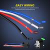 imageNilight Electric Fuel Pump Relay Kit Wiring Harness 40 AMP Relay Heavy Duty 10 Gauge Cables w30 AMP Blade Fuse 12V System for Trucks Cars RVs Marine Boats TrailersFuse Relay 5 Pack