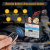 imageNilight 240A Remote Battery Disconnect Switch 12V 24V Car Smart AntiTheft Kill Switches Upgrade Prevent Power Drain Wireless Remote Control Relay Fobs Voltmeter Display for Auto Cars Truck RV Boat360A with Led VoltageWire