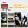 imageNilight 240A Remote Battery Disconnect Switch 12V 24V Car Smart AntiTheft Kill Switches Upgrade Prevent Power Drain Wireless Remote Control Relay Fobs Voltmeter Display for Auto Cars Truck RV Boat140A with Led Voltage