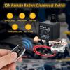 imageNilight 240A Remote Battery Disconnect Switch 12V 24V Car Smart AntiTheft Kill Switches Upgrade Prevent Power Drain Wireless Remote Control Relay Fobs Voltmeter Display for Auto Cars Truck RV Boat200A Remote Control