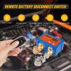 imageNilight 240A Remote Battery Disconnect Switch 12V 24V Car Smart AntiTheft Kill Switches Upgrade Prevent Power Drain Wireless Remote Control Relay Fobs Voltmeter Display for Auto Cars Truck RV Boat140A with Led Voltage