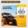 imageNilight 240A Remote Battery Disconnect Switch 12V 24V Car Smart AntiTheft Kill Switches Upgrade Prevent Power Drain Wireless Remote Control Relay Fobs Voltmeter Display for Auto Cars Truck RV Boat360A with Led VoltageWire