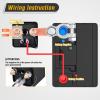 imageNilight 240A Remote Battery Disconnect Switch 12V 24V Car Smart AntiTheft Kill Switches Upgrade Prevent Power Drain Wireless Remote Control Relay Fobs Voltmeter Display for Auto Cars Truck RV Boat200A Remote Control