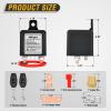 imageNilight 240A Remote Battery Disconnect Switch 12V 24V Car Smart AntiTheft Kill Switches Upgrade Prevent Power Drain Wireless Remote Control Relay Fobs Voltmeter Display for Auto Cars Truck RV Boat250A Standard