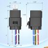 imageNilight 240A Remote Battery Disconnect Switch 12V 24V Car Smart AntiTheft Kill Switches Upgrade Prevent Power Drain Wireless Remote Control Relay Fobs Voltmeter Display for Auto Cars Truck RV Boat30A5PC