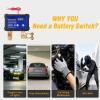 imageNilight 240A Remote Battery Disconnect Switch 12V 24V Car Smart AntiTheft Kill Switches Upgrade Prevent Power Drain Wireless Remote Control Relay Fobs Voltmeter Display for Auto Cars Truck RV Boat240A with Led Voltage