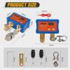 imageNilight 240A Remote Battery Disconnect Switch 12V 24V Car Smart AntiTheft Kill Switches Upgrade Prevent Power Drain Wireless Remote Control Relay Fobs Voltmeter Display for Auto Cars Truck RV Boat140A with Led Voltage