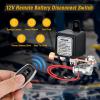 imageNilight 240A Remote Battery Disconnect Switch 12V 24V Car Smart AntiTheft Kill Switches Upgrade Prevent Power Drain Wireless Remote Control Relay Fobs Voltmeter Display for Auto Cars Truck RV Boat250A with Black Negative Wire