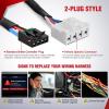 imageNilight Brake Control Wiring Harness Adapter Universal Use Fits for Hopkins Control Connector 31Inches Trailer Towing Hitch RVfor 19952009 Dodge Ram  19982009 Dodge Dakota