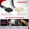 imageNilight Brake Control Wiring Harness Adapter Universal Use Fits for Hopkins Control Connector 31Inches Trailer Towing Hitch RVfor 20032014 Toyota Tundra  20032022 Sequoia