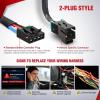 imageNilight Brake Control Wiring Harness Adapter Universal Use Fits for Hopkins Control Connector 31Inches Trailer Towing Hitch RVfor 20042012 Freightliner SL  XC