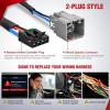 imageNilight Brake Control Wiring Harness Adapter Universal Use Fits for Hopkins Control Connector 31Inches Trailer Towing Hitch RVfor 20052007 Ford F250 F350 F350 F450 F550