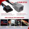 imageNilight Brake Control Wiring Harness Adapter Universal Use Fits for Hopkins Control Connector 31Inches Trailer Towing Hitch RVfor 20102012 Ram 1500  2500  3500