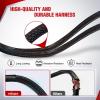 imageNilight Brake Control Wiring Harness Adapter Universal Use Fits for Hopkins Control Connector 31Inches Trailer Towing Hitch RVfor 20112021 Dodge Durango  Jeep Grand Cherokee