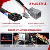 imageNilight Brake Control Wiring Harness Adapter Universal Use Fits for Hopkins Control Connector 31Inches Trailer Towing Hitch RVfor 2013 2014 Ram 1500  2500  3500