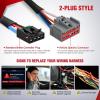 imageNilight Brake Control Wiring Harness Adapter Universal Use Fits for Hopkins Control Connector 31Inches Trailer Towing Hitch RVfor 20192024 Sierra 1500  Silverado 1500