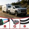 imageNilight Brake Control Wiring Harness Adapter Universal Use Fits for Hopkins Control Connector 31Inches Trailer Towing Hitch RVfor 20192024 Sierra 1500  Silverado 1500
