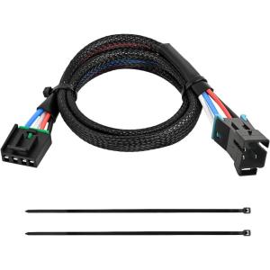 imageNilight Brake Control Wiring Harness Adapter Universal Use Fits for Hopkins Control Connector 31Inches Trailer Towing Hitch RVfor 20042012 Freightliner SL  XC
