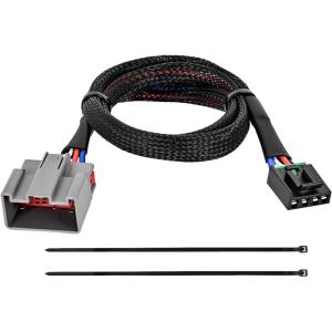 imageNilight Brake Control Wiring Harness Adapter Universal Use Fits for Hopkins Control Connector 31Inches Trailer Towing Hitch RVfor 20092021 Ford F150