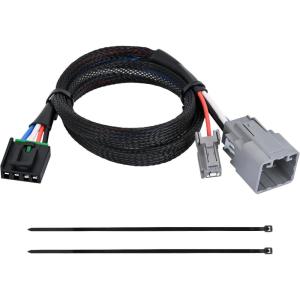 imageNilight Brake Control Wiring Harness Adapter Universal Use Fits for Hopkins Control Connector 31Inches Trailer Towing Hitch RVfor 2013 2014 Ram 1500  2500  3500