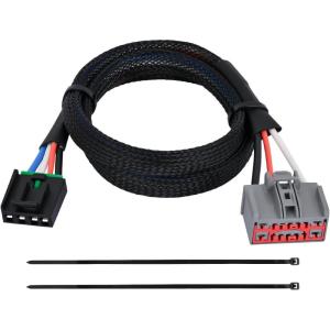 imageNilight Brake Control Wiring Harness Adapter Universal Use Fits for Hopkins Control Connector 31Inches Trailer Towing Hitch RVfor 20192024 Sierra 1500  Silverado 1500