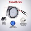 imageNilight 2PCS LED Side Mirror Puddle Lights Compatible with 20072020 Toyota Tundra 20082020 Toyota Sequoia 6000K WhiteBlueFord EdgeExpeditionExplorer