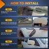 imageNilight 2PCS LED Side Mirror Puddle Lights Compatible with 20072020 Toyota Tundra 20082020 Toyota Sequoia 6000K WhiteDodge Ram 20092022