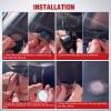 imageNilight 2PCS LED Side Mirror Puddle Lights Compatible with 20072020 Toyota Tundra 20082020 Toyota Sequoia 6000K WhiteWhiteFord EdgeExpeditionExplorer