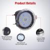 imageNilight 2PCS LED Side Mirror Puddle Lights Compatible with 20072020 Toyota Tundra 20082020 Toyota Sequoia 6000K WhiteWhiteToyota TundraSequoia 20072020