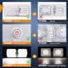imageNilight 2pcs RV Interior Lights 12V24V LED Ceiling Light Fixture with ON Off Switch Inside Lighting Natural White 40004500K for Car RVs Trailer Camper BoatRV Interior Lights5PCS