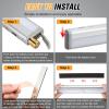 imageNilight 2pcs RV Interior Lights 12V24V LED Ceiling Light Fixture with ON Off Switch Inside Lighting Natural White 40004500K for Car RVs Trailer Camper Boat748 RV Step Light2PCS