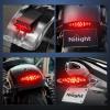imageNilight 6Inch Oval Tail Light 2PCS 35LED Arrow Red Running Stop Brake Lights Surface Mount Waterproof for 12V Caravan Truck RV Camper Trailer BusMotorcycle Tail Lights Smoked 2PCS