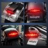 imageNilight 6Inch Oval Tail Light 2PCS 35LED Arrow Red Running Stop Brake Lights Surface Mount Waterproof for 12V Caravan Truck RV Camper Trailer BusMotorcycle Tail Lights Red 2PCS