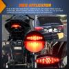 imageNilight 6Inch Oval Tail Light 2PCS 35LED Arrow Red Running Stop Brake Lights Surface Mount Waterproof for 12V Caravan Truck RV Camper Trailer BusMotorcycle Tail Lights Red 2PCS