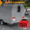 imageNilight 6Inch Oval Tail Light 2PCS 35LED Arrow Red Running Stop Brake Lights Surface Mount Waterproof for 12V Caravan Truck RV Camper Trailer BusRV Tail Light 54LED 2PCS