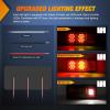 imageNilight 6Inch Oval Tail Light 2PCS 35LED Arrow Red Running Stop Brake Lights Surface Mount Waterproof for 12V Caravan Truck RV Camper Trailer BusRed Amber White Triple Tail Light 36LED 2PCS