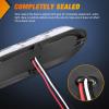 imageNilight 6Inch Oval Tail Light 2PCS 35LED Arrow Red Running Stop Brake Lights Surface Mount Waterproof for 12V Caravan Truck RV Camper Trailer BusRedWhite Lights Screws 4PCS